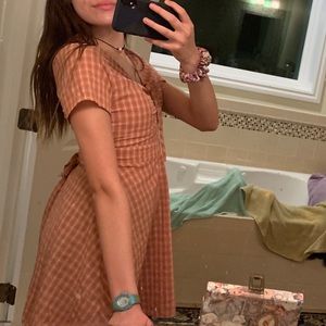 Cute Gingham plaid dress